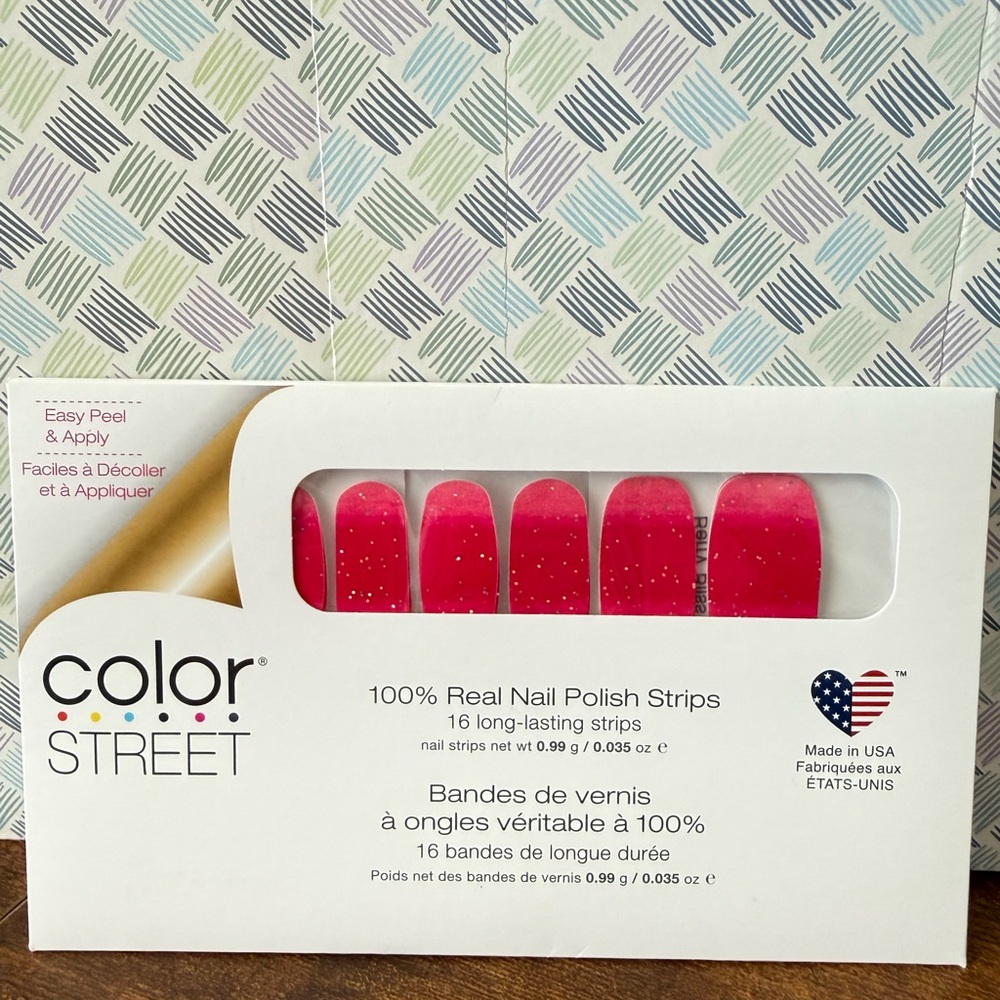 Color Street Vibrant Pink Nail Strips